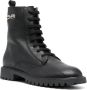 Philipp Plein lace-up leather boots Black - Thumbnail 2