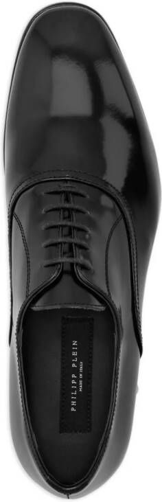 Philipp Plein lace-up leather oxford shoes Black