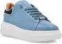 Philipp Plein leather low-top sneakers Blue - Thumbnail 2