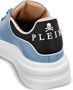 Philipp Plein leather low-top sneakers Blue - Thumbnail 3