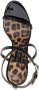 Philipp Plein Leopard 115mm skull-embellished sandals Black - Thumbnail 4