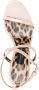 Philipp Plein Leopard 115mm skull-embellished sandals Neutrals - Thumbnail 4