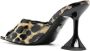 Philipp Plein leopard-print square-toe sandals Black - Thumbnail 3