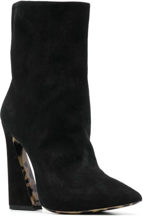 Philipp Plein leopard-sole 130mm ankle boots Black