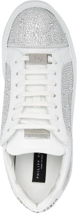 Philipp Plein Lo-Top Crystal sneakers White