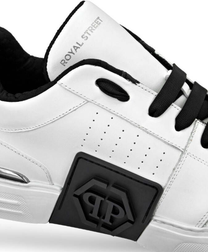Philipp Plein Royal Street embossed-logo sneakers White