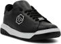 Philipp Plein logo-appliqué leather sneakers Black - Thumbnail 2