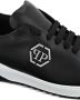 Philipp Plein logo-appliqué leather sneakers Black - Thumbnail 3