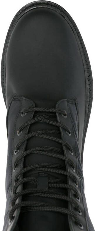 Philipp Plein logo-embossed ankle boots Black