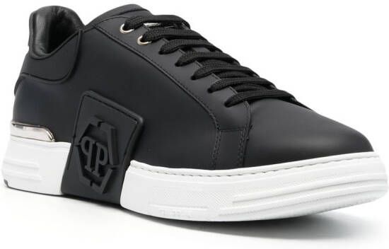 Philipp Plein logo-embossed low-top sneaker Black