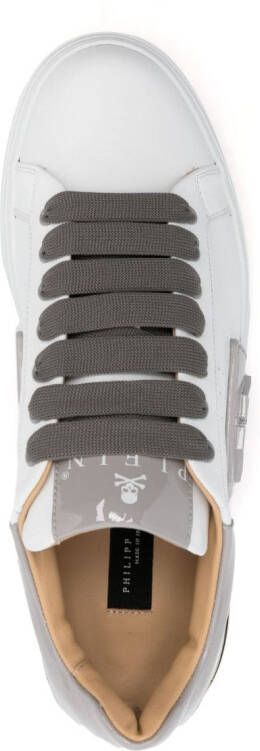 Philipp Plein logo-embossed low-top sneakers White