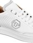 Philipp Plein logo-plaque leather sneakers White - Thumbnail 3
