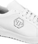 Philipp Plein logo-plaque leather sneakers White - Thumbnail 3