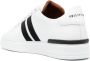 Philipp Plein logo-plaque low-top leather sneakers White - Thumbnail 3