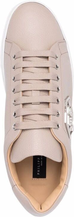 Philipp Plein logo plaque sneakers Neutrals