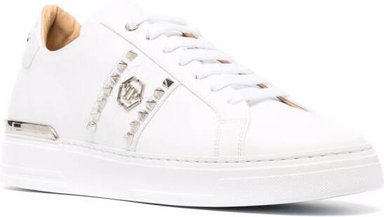 Philipp Plein logo plaque sneakers White