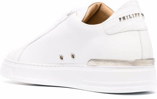 Philipp Plein logo plaque sneakers White