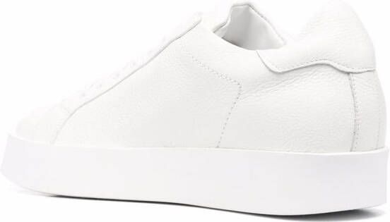 Philipp Plein logo-print leather sneakers White