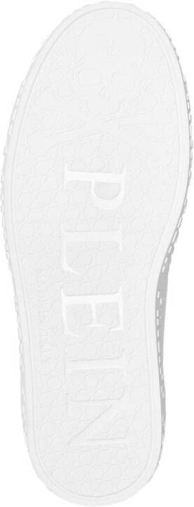 Philipp Plein low-top lace-up leather sneakers White