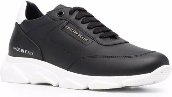 Philipp Plein low-top lace-up sneakers Black