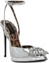 Philipp Plein Mirror 100mm crystal-embellished pumps Silver - Thumbnail 2