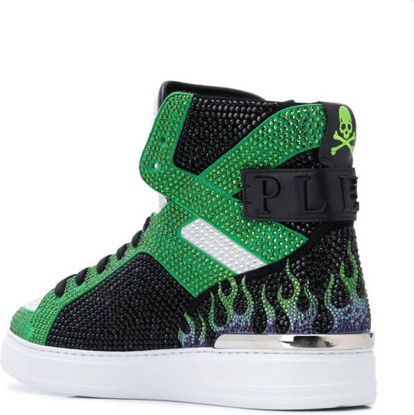 Philipp Plein Money Beast high-top sneakers Green