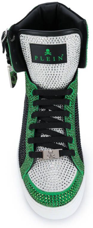 Philipp Plein Money Beast high-top sneakers Green