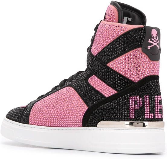 Philipp Plein Money Beast high-top sneakers Pink