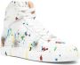 Philipp Plein painted high-top sneakers White - Thumbnail 2