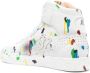 Philipp Plein painted high-top sneakers White - Thumbnail 3