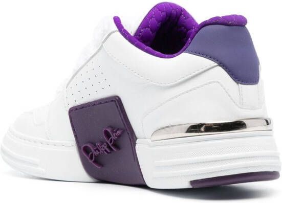 Philipp Plein Paisley low-top sneakers White