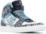 Philipp Plein paisley-print hi-top sneakers Blue - Thumbnail 2