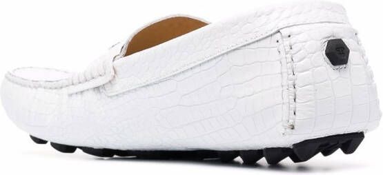 Philipp Plein Penny slip-on loafers White