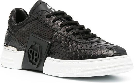 Philipp Plein platform sole sneakers Black