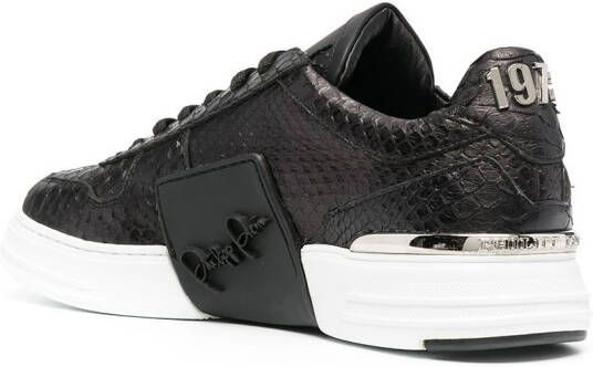 Philipp Plein platform sole sneakers Black