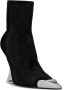 Philipp Plein pointed-toe suede ankle boots Black - Thumbnail 2