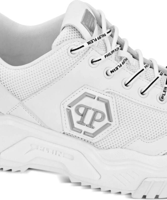 Philipp Plein Predator logo-plaque sneakers White