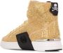 Philipp Plein rhinestone-embellished high-top sneakers Gold - Thumbnail 3