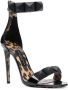 Philipp Plein rockstud embellished 115mm sandals Black - Thumbnail 2