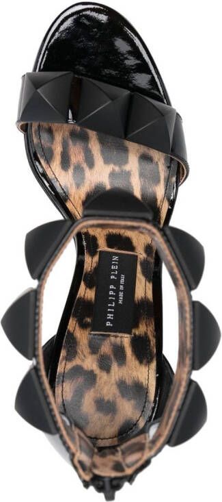 Philipp Plein rockstud embellished 115mm sandals Black