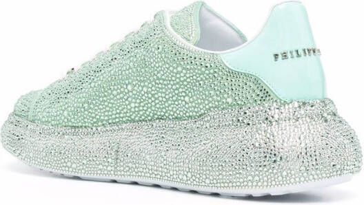 Philipp Plein Runner Crystal low-top sneakers Green