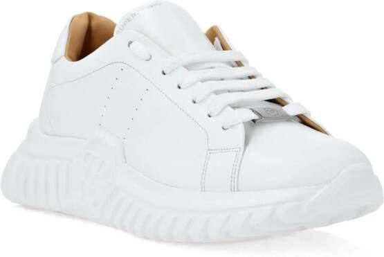 Philipp Plein Runner Hexagon low-top leather sneakers White