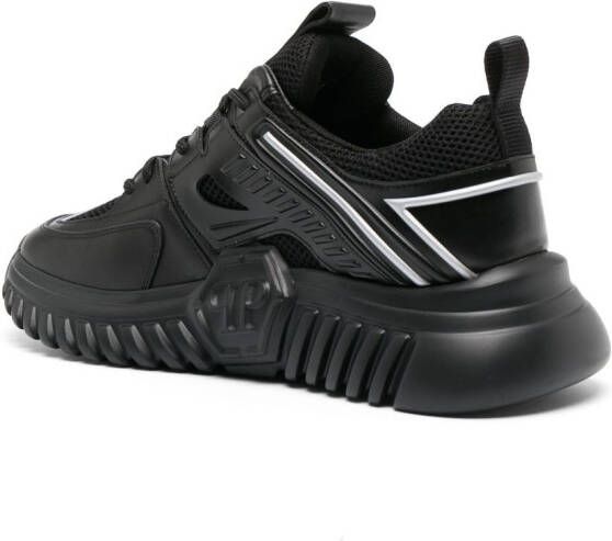 Philipp Plein Runner Hexagon panelled sneakers Black