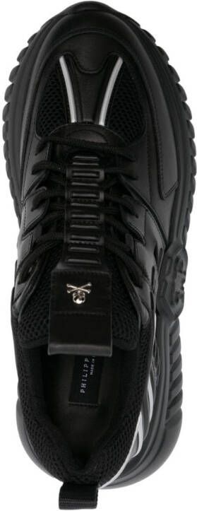 Philipp Plein Runner Hexagon panelled sneakers Black