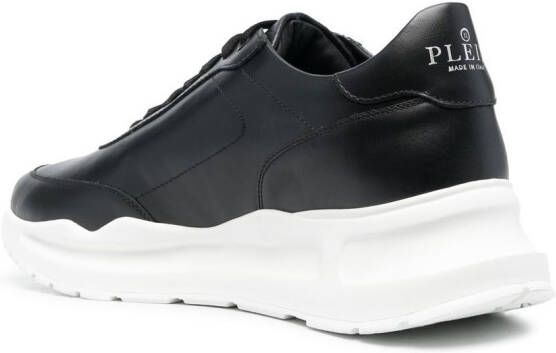 Philipp Plein Runner leather low-top sneakers Black
