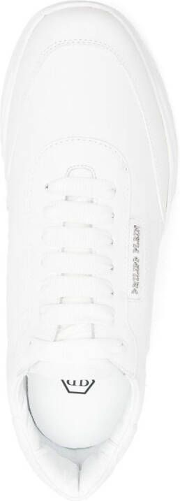 Philipp Plein Runner leather low-top sneakers White