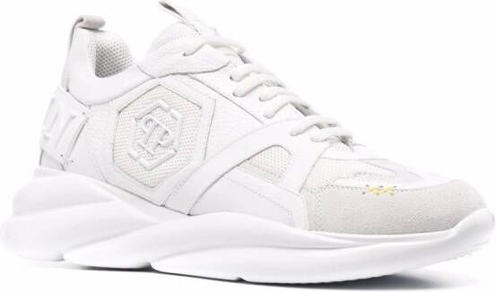 Philipp Plein Runner mixed-material sneakers White