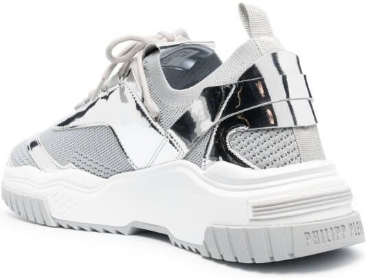 Philipp Plein Predator low-top sneakers Silver
