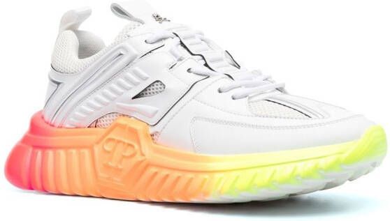 Philipp Plein Runner Rainbow low-top sneakers White