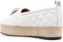 Philipp Plein skull-embellishment quilted espadrilles White - Thumbnail 3